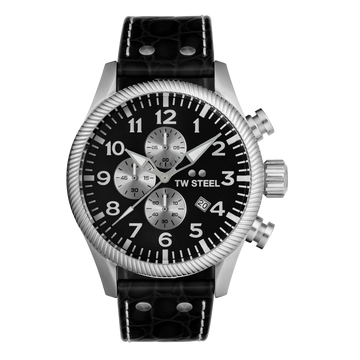 TW Steel Black & Silver Volante Men’s Watch | VS110